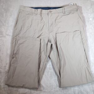 Vineyard Vines On The Go OTG Pants 38x30 (37x29) Flat Front Chino Gray Golf